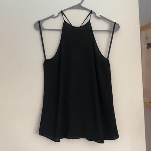 Ann Taylor LOFT Black Evening Tank Top